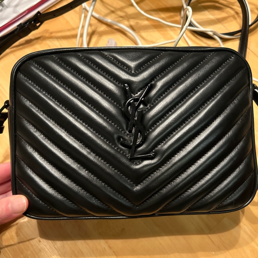 YSL Lou Camera Bag Black Hardware - Picture 1 of 9